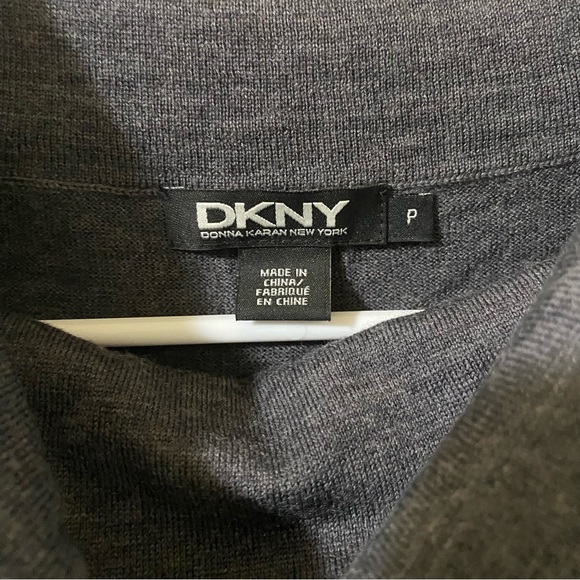 DKNY Merino Wool Cowl Neck Sweater - Picture 2 of 4